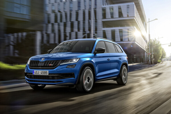 Frontansicht des neuen Skoda Kodiaq RS