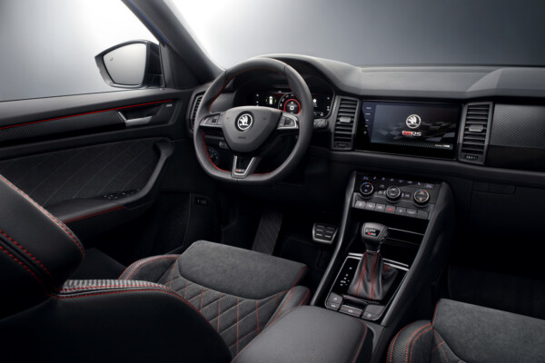 Interieur des Skoda Kodiaq RS