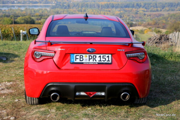 Subaru BRZ Heckansicht