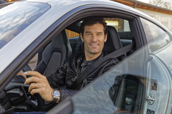 Mark Webber im neuen Porsche 911