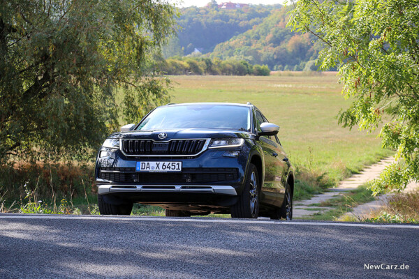 Skoda Kodiaq Scout schräg vorne