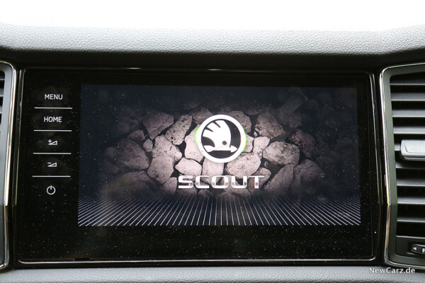 Skoda Kodiaq Scout Touchscreen Start