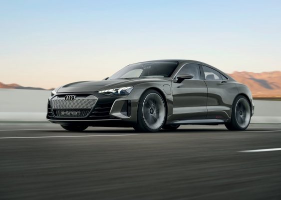 Frontansicht des Audi e-Tron GT Concept