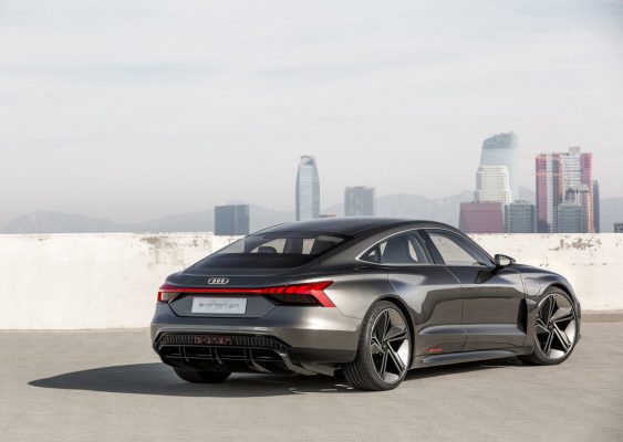 Heckansicht des Audi e-Tron GT Concept