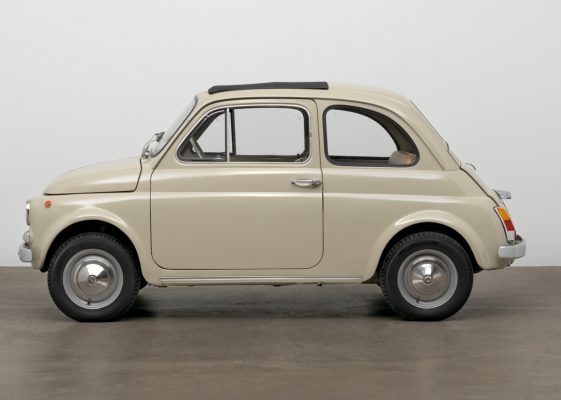 Seitenansicht des Fiat 500 F