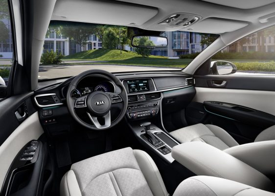 Interieur des Kia Optima Plug-in Hybrid