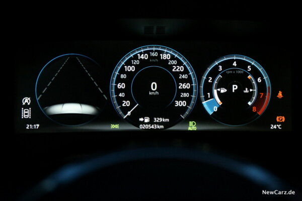 Jaguar XF Sportbrake Instrumentendisplay