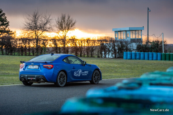 Subaru BRZ Challenge Sonnenuntergang