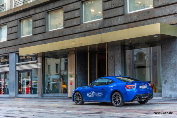 Subaru BRZ Challenge Armani Hotel