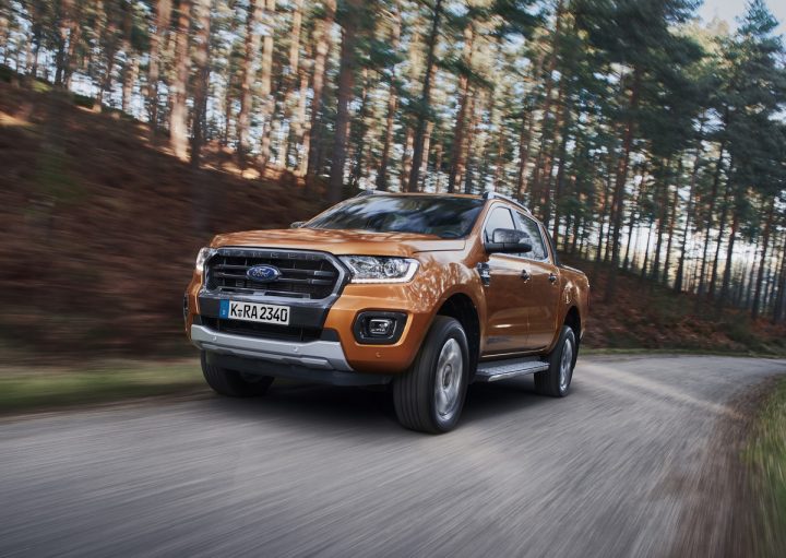 Frontansicht des Ford Ranger Wildtrak
