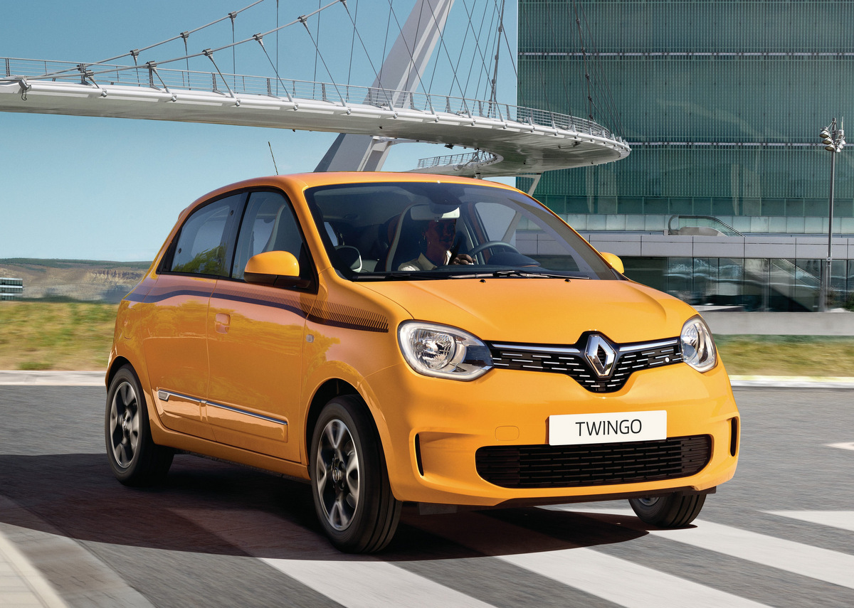 Frontansicht des Renault Twingo