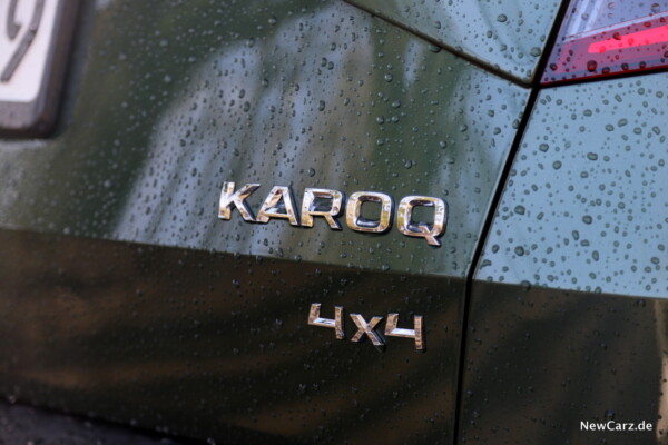 Skoda Karoq Scout 4x4 Schriftzug 