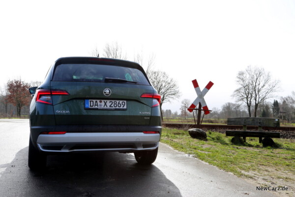 Skoda Karoq Scout Heckansicht