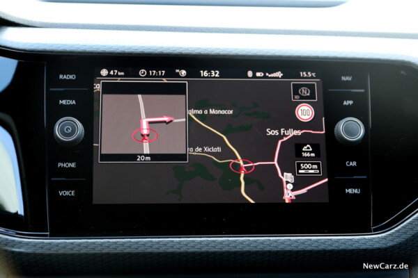 Volkswagen T-Cross Navigationssystem