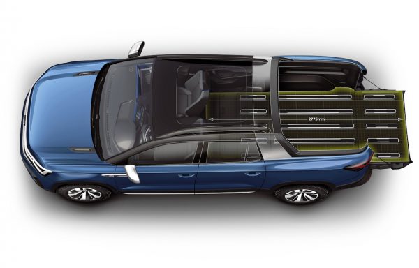 Volkswagen Tarok Concept Ladefläche Heckklappe