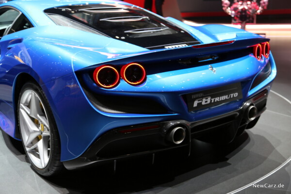 Ferrari F8 Tributo Heckbereich