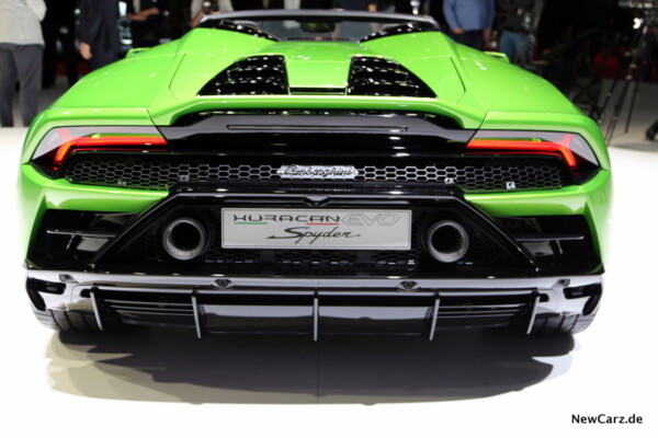 Lamborghini Huracan Spyder Heck