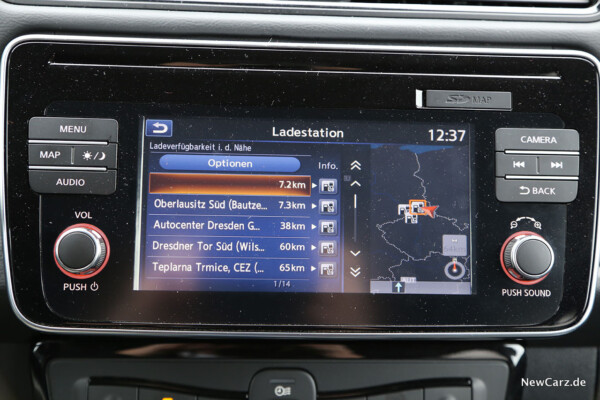 Nissan Leaf ZE1 Touchscreen