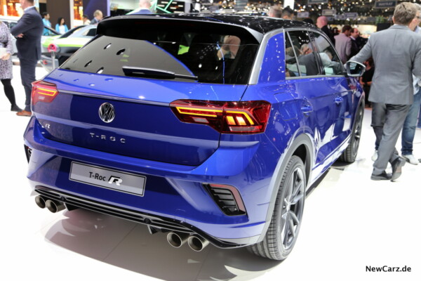 VW T-Roc R Heckbereich