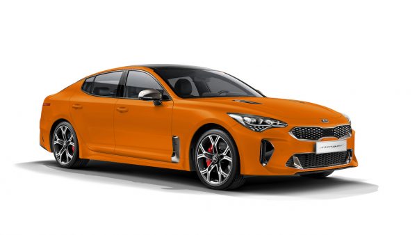 Kia Stinger Neonorange Front