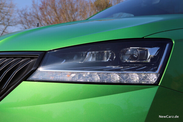 Skoda Fabia 3 Facelift Scheinwerfer