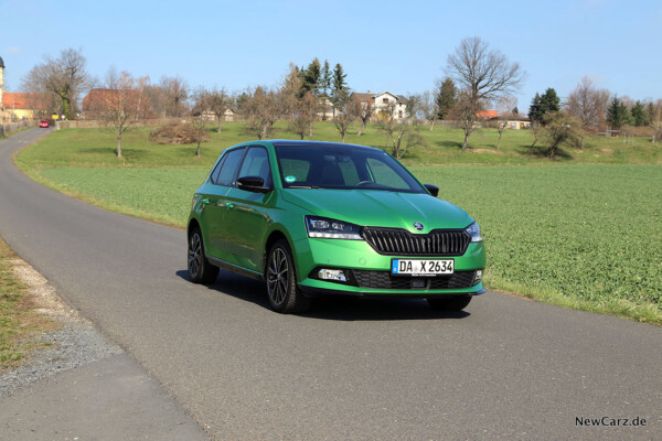 Skoda Fabia 3 Facelift schräg vorne rechts