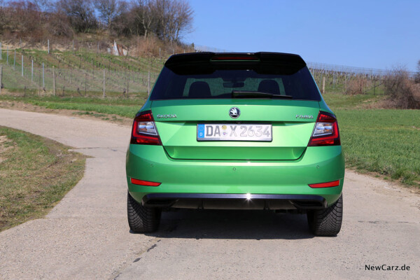 Skoda Fabia 3 Facelift Heck