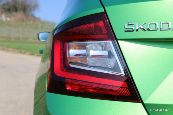 Skoda Fabia 3 Facelift Heckleuchte