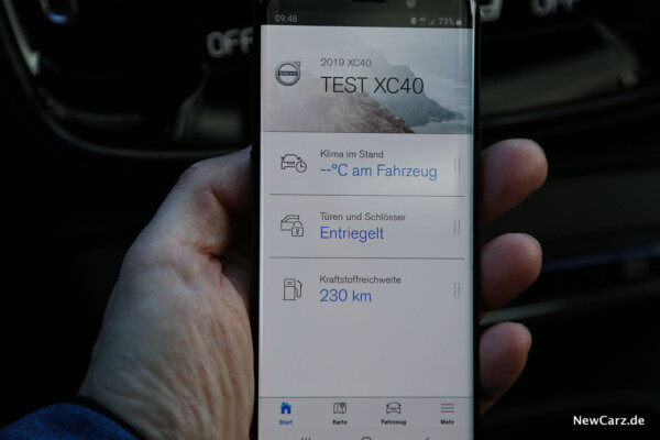 Volvo XC40 Volvo On Call App