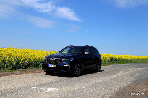 BMW X5 M50d bei Sonnenschein