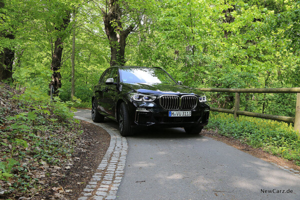 BMW X5 M50d in Kurve