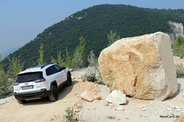 Jeep Cherokee Trailhawk Offroad-Kulisse