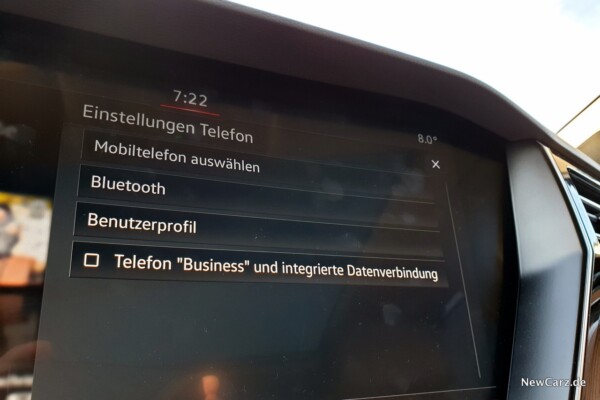 VW Touareg Telefonschnittstelle
