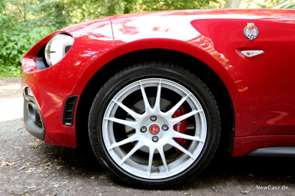 Abarth 124 Spider Felgen weiß