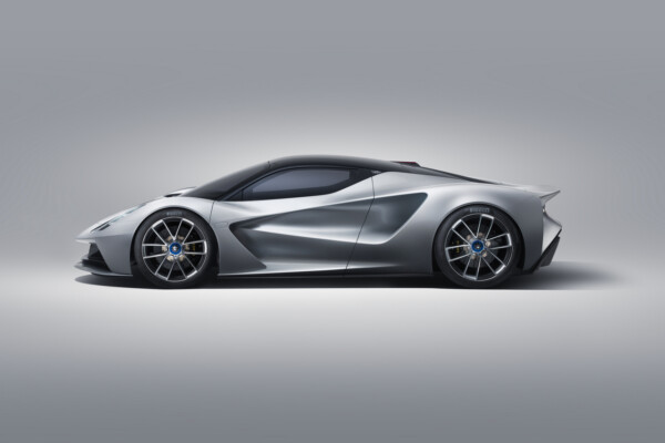 Seitenansicht des E-Hypercars