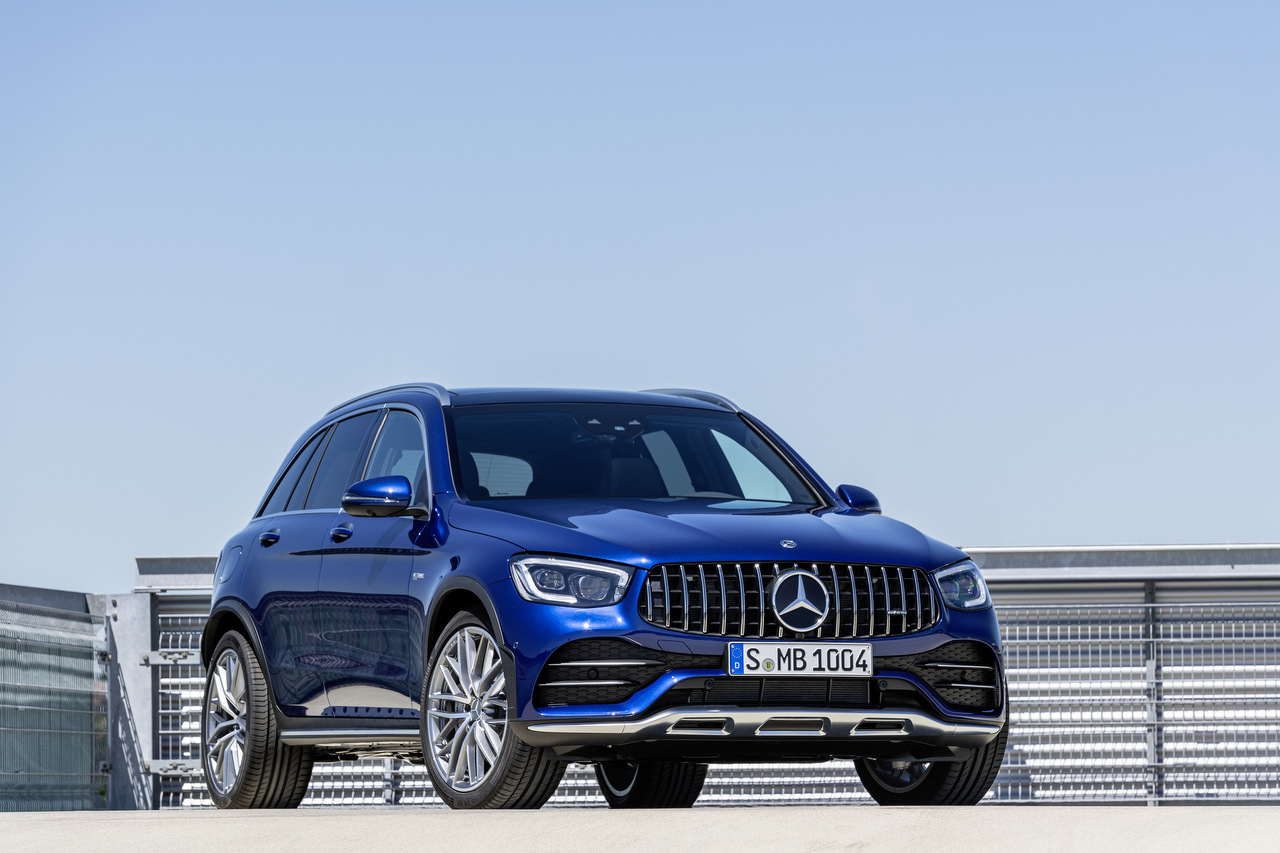 Frontansicht des Mercesdes-AMG GLC 43 4Matic SUV