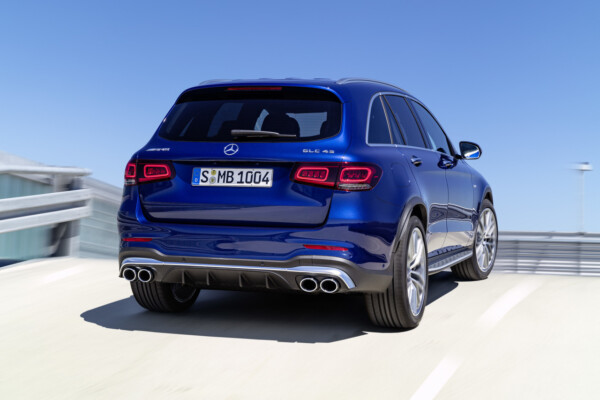 Heckansicht des Mercedes-AMG GLC 43 4Matic