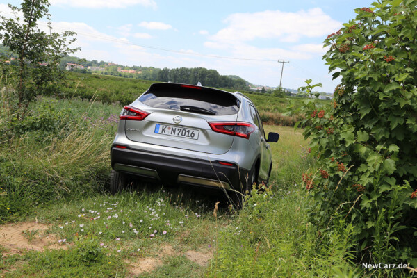 Offroad im Nissan Qashqai 4x4