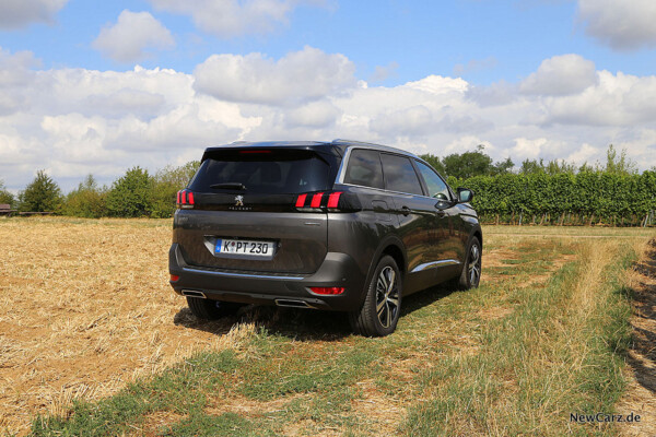 schräg hinten SUV Peugeot