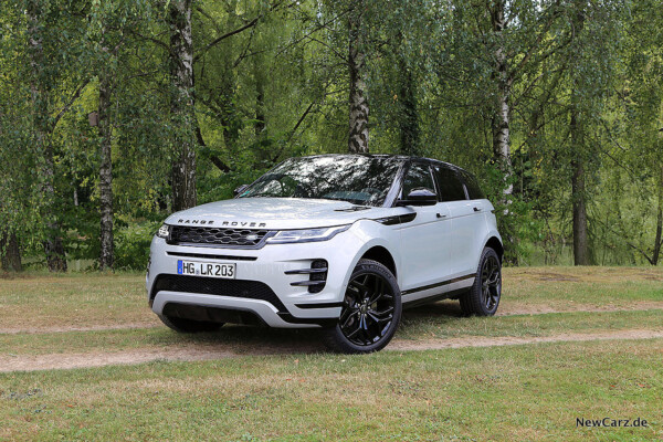 schräg vorne Range Rover Evoque