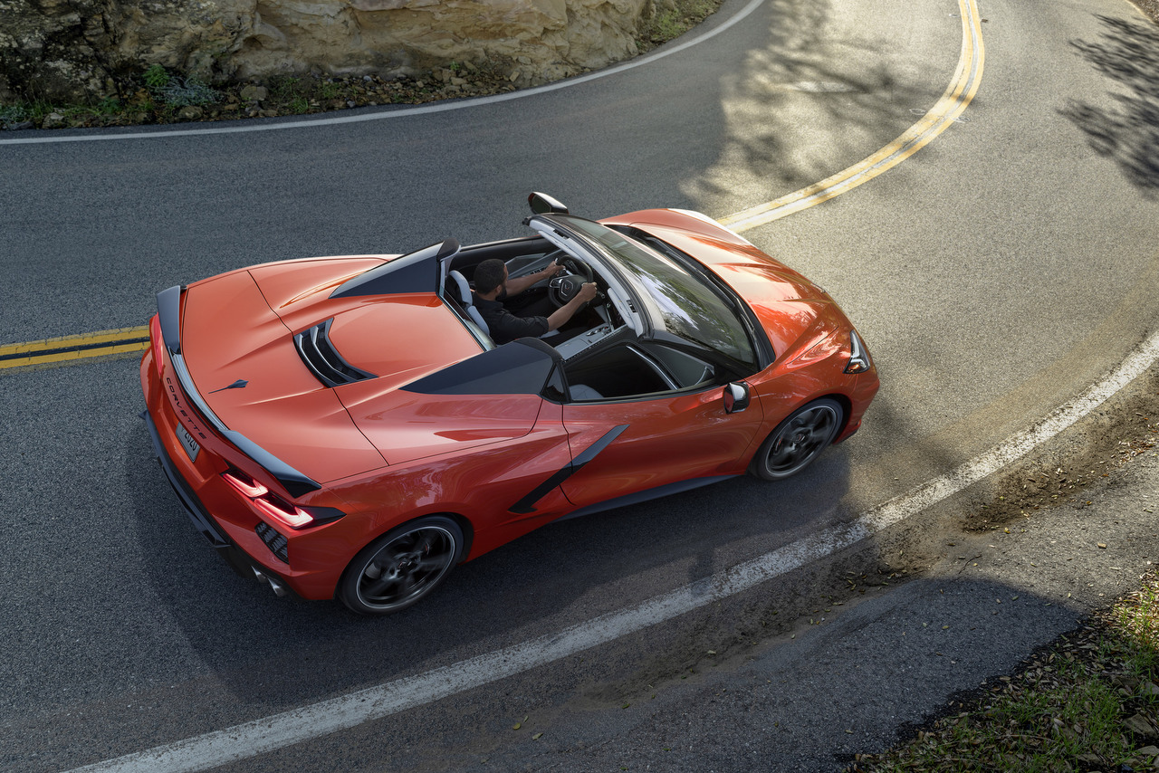 Corvette C8 Cabrio – Offen mit Hardtop