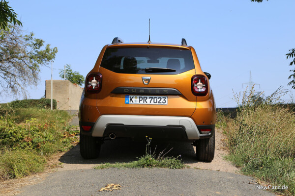 Heck vom Dacia Duster 2. Generation