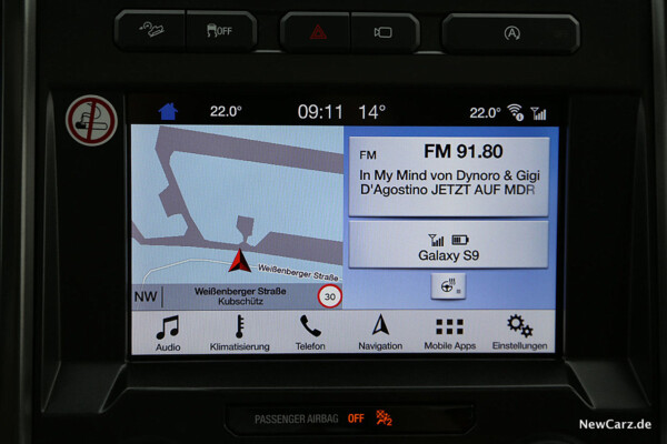 Navi im Ford F-150