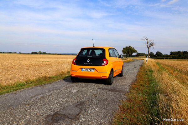 Renault Twingo Facelift schräg hinten rechts