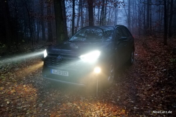 Toyota RAV4 Hybrid mit Licht