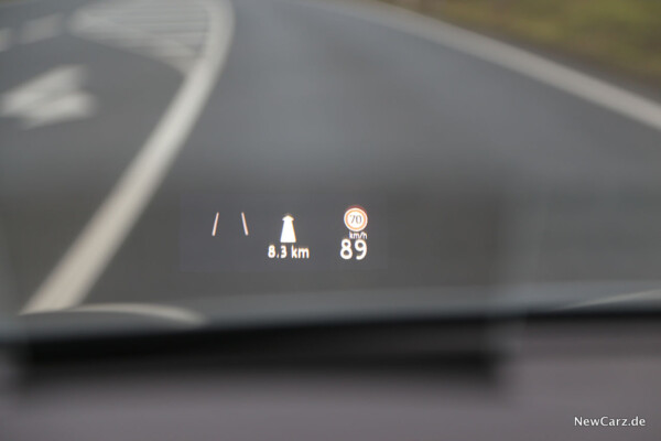 HUD im Passat