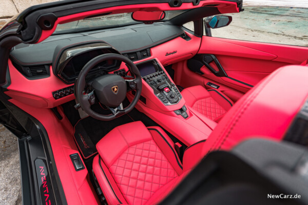 Lamborghini Aventador S Roadster Interieur