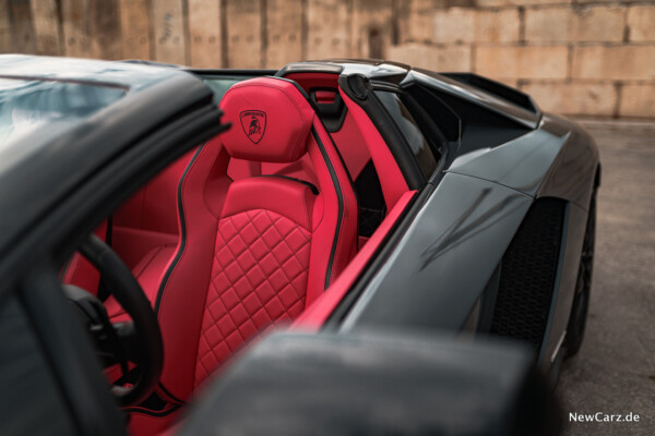 Lamborghini Aventador S Roadster Sitze