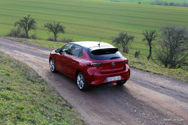 Opel Corsa GS Line schräg hinten oben links