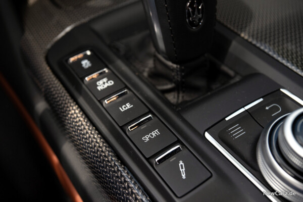 Maserati Levante Diesel Fahrmodi